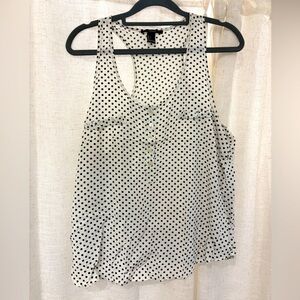 3/$25 Forever 21 dotted blouse with racerback